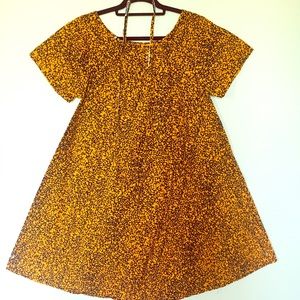 African Flare dress w/ belt